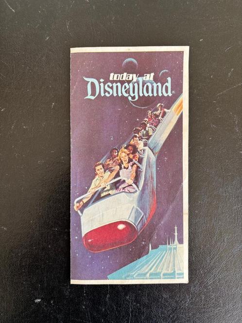 Today at Disneyland - Ca 1977 - Opening Space Mountain, Verzamelen, Disney, Gebruikt, Papier, Kaart of Schrift, Ophalen of Verzenden
