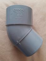 DYKA 80-45° bocht - pvc, Doe-het-zelf en Verbouw, Buizen en Afvoer, Bochten, Pvc, Nieuw, Ophalen of Verzenden