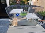 Grote hamsterkooi met toebehoren incl. transportbox, Dieren en Toebehoren, Knaagdieren en Konijnen | Hokken en Kooien, Kooi, Zo goed als nieuw