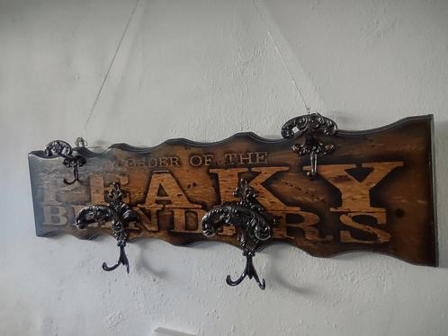 Peaky Blinders kapstok 75 x 23 cm zeer mooi!, Huis en Inrichting, Woonaccessoires | Kapstokken, Zo goed als nieuw, Ophalen