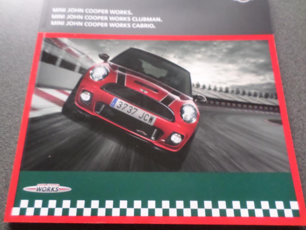 Mini Cooper John Cooper Works 2009 Brochure, Ophalen of Verzenden, Zo goed als nieuw, Overige merken