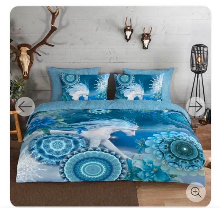 1x HIP Collection Lumi flanel dekbedovertrek 200x200/220 cm, Computers en Software, Tablet-hoezen, Nieuw, Bescherming voor- en achterkant