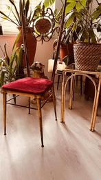 Vintage Chiavari Stoel met Rode Bekleding, Ophalen