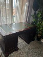 Prachtig klassiek mahonie engels bureau met lederen inleg, Antiek en Kunst, Antiek | Kantoor en Zakelijk, Ophalen