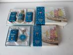 2 VINTAGE geschenkdozen Boldoot zeep en eau de cologne, Verzenden, Nieuw, Parfumfles, Gevuld