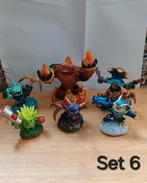 Set 6, met 6 verschillende Skylanders, Avontuur en Actie, 2 spelers, Ophalen of Verzenden, Zo goed als nieuw