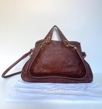 CHLOE Paraty Large bruin leren tas bag  beschikbaar voor biedingen