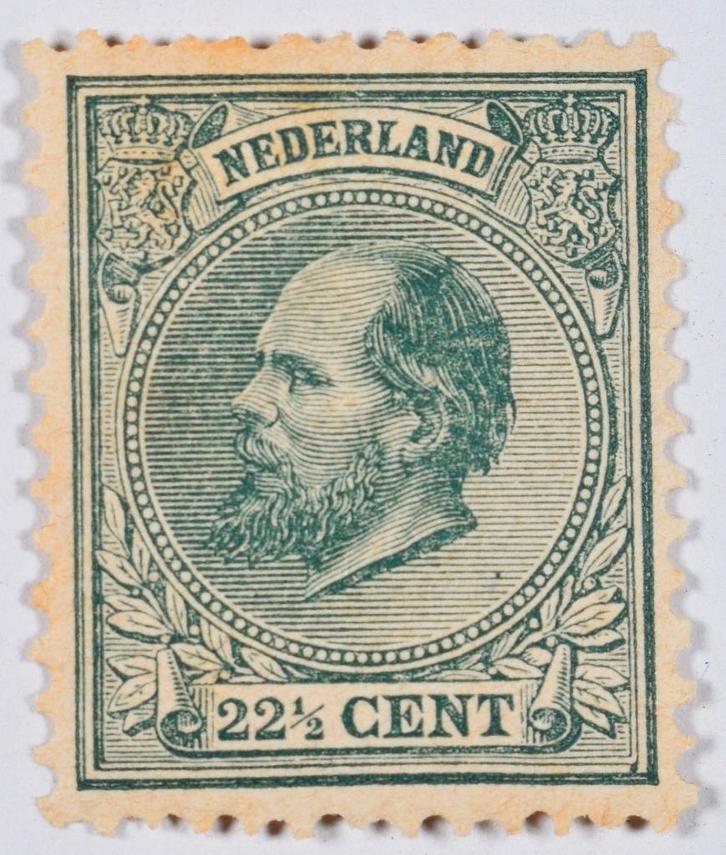 Nederland 22½ cent 1888 Postfris., Postzegels en Munten, Postzegels | Nederland, Postfris, T/m 1940, Ophalen of Verzenden