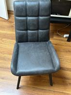 Nieuwe grijze eetkamerstoelen 6 stuks, Huis en Inrichting, Stoelen, Ophalen, Nieuw, Leer, Grijs