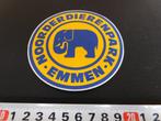 sticker Emmen Noorderdierenpark  Olifant, Ophalen, Zo goed als nieuw, Bedrijf of Vereniging