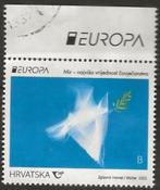 Kroatie 27, vredesduif CEPT, Verzenden, Overige landen, Gestempeld