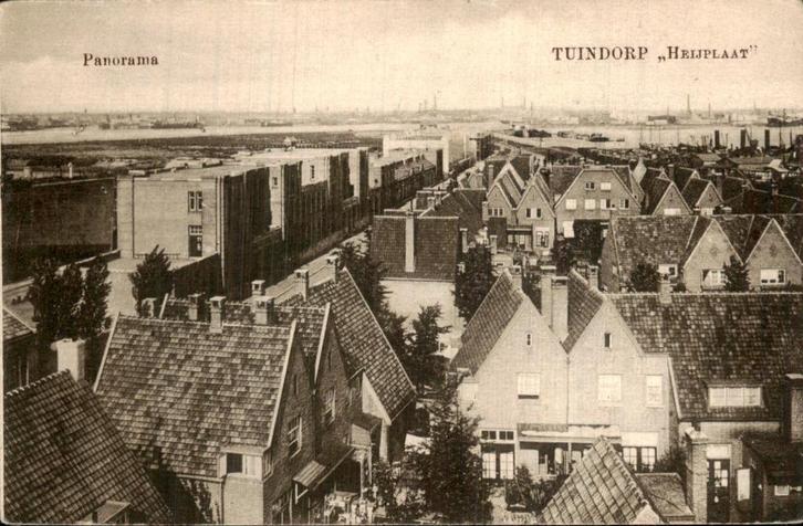 Tuindorp Heijplaat - Panorama Rotterdam, Verzamelen, Ansichtkaarten | Nederland, Ongelopen, Zuid-Holland, Voor 1920, Ophalen of Verzenden