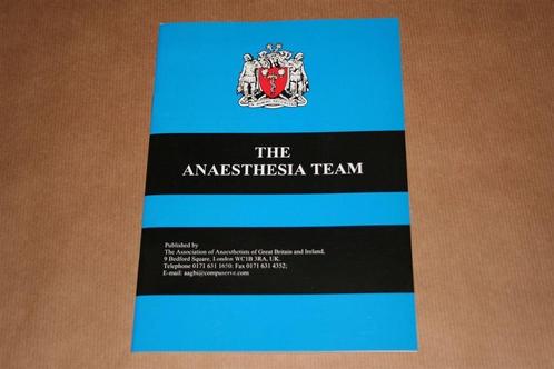 Het anesthesieteam. Uitgave 2010., Boeken, Gezondheid, Dieet en Voeding, Zo goed als nieuw, Ophalen of Verzenden