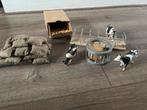 1:32 Kids Globe Boerderij Set met Koeien, mais en zandzakken, Ophalen of Verzenden, Zo goed als nieuw, Jongen of Meisje