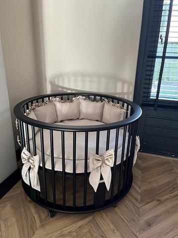 Set halve boxrand boxkleed babynestje 3 striklinten beschikbaar voor biedingen
