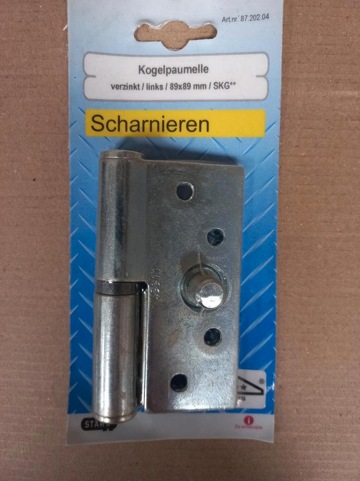 Scharnieren, Doe-het-zelf en Verbouw, Hang- en Sluitwerk, Zo goed als nieuw, Scharnier, IJzer, Ophalen of Verzenden