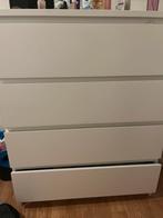 Witte ladekast, Huis en Inrichting, Ophalen, Kunststof, Gebruikt, 100 tot 150 cm