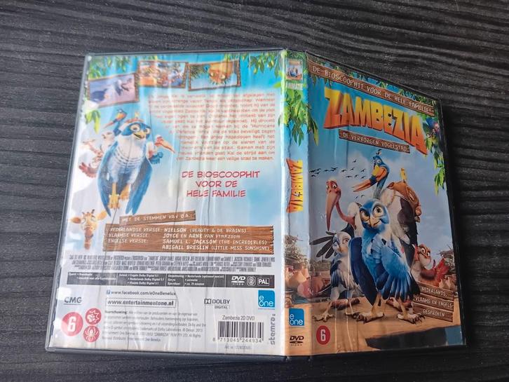 Zambezia DVD - Avontuur voor de hele familie!, Cd's en Dvd's, Dvd's | Kinderen en Jeugd, Zo goed als nieuw, Film, Avontuur, Alle leeftijden