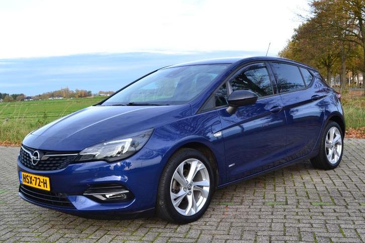 Opel Astra 1.2 Turbo 130pk 2021 Blauw Navi/Camera/Trekhaak, Auto's, Opel, Particulier, Astra, ABS, Achteruitrijcamera, Adaptive Cruise Control