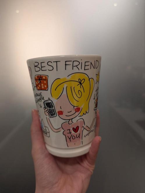 Blond mok XL - Best friend, Huis en Inrichting, Keuken | Servies, Nieuw, Kop(pen) en/of Schotel(s), Blond Amsterdam, Aardewerk
