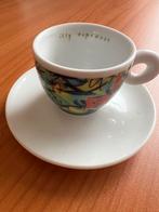 Illy Art Collection Kandinsky Espresso Kop en Schotel, Gebruikt, Ophalen of Verzenden, Overige stijlen, Kop(pen) en/of Schotel(s)