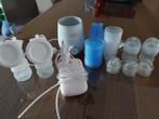 Elektrische dubbele borstkolf Philips Avent + complete set, Ophalen, Zo goed als nieuw, Borstkolf