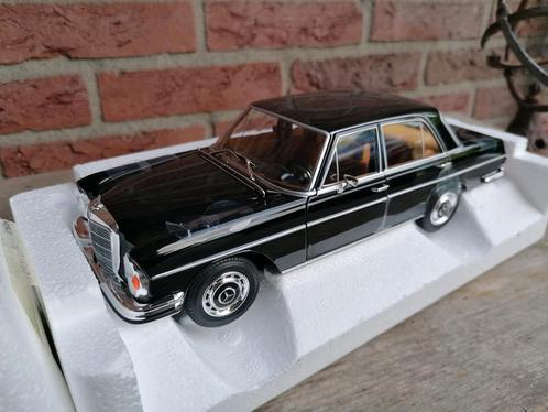 1:18 Mercedes Benz 280 SE uit 1968 Zwart Norev NIEUW, Hobby en Vrije tijd, Modelauto's | 1:18, Nieuw, Auto, Norev, Ophalen of Verzenden