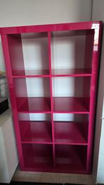Ideaal Expedit kast glossy roze, Ophalen, 25 tot 50 cm, 50 tot 100 cm, Minder dan 100 cm