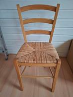 4 Houten Stoelen met Riet Zitting, Huis en Inrichting, Stoelen, Ophalen