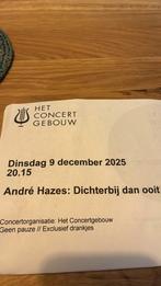 Andre hazes 9 december 1 kaart, Tickets en Kaartjes