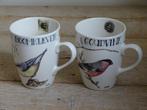 2x Mok, Jet (by Ter Steege), VOGELS, zo goed als nieuw, Huis en Inrichting, Keuken | Servies, Ophalen of Verzenden, Zo goed als nieuw