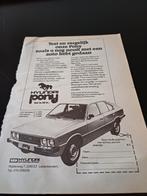 Advertentie van Hyundai pony 1977, Ophalen of Verzenden, Zo goed als nieuw, Motoren