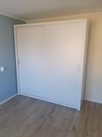 Witte kledingkast Amsterdam 180 cm breed, Incl. inhoud NIEUW, Kast, 50 tot 70 cm, Nieuw, 105 cm of meer