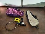 Wilson tennisracket inclusief 2 tennistassen en wat ballen, Sport en Fitness, Tennis, Ophalen of Verzenden, Gebruikt, Racket, Wilson