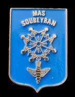 Hugenoten pin- Mas Soubeyran, Verzenden, Nieuw, Stad of Land, Speldje of Pin