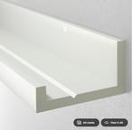 3x ikea picture shelves / Schilderijenplank, wit, 115 cm, Huis en Inrichting, Woonaccessoires | Wandplanken en Boekenplanken, Ophalen