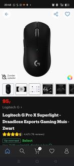 Logitech G pro x superlight, Ophalen of Verzenden, Zo goed als nieuw