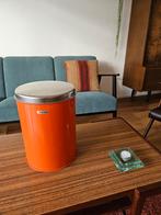 Brabantia Grote Voorraadbus - Vintage Oranje, Gebruikt, Ophalen of Verzenden, Minder dan 10 liter, Metaal