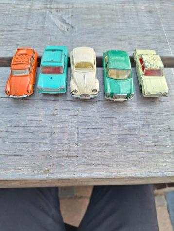 Vintage Speelgoedauto's - Set van 5 beschikbaar voor biedingen