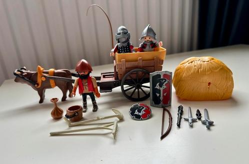 Playmobil Hooiwagen Valkenridders – 6005, Kinderen en Baby's, Speelgoed | Playmobil, Ophalen