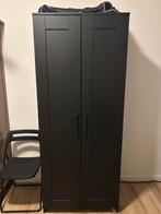 Zwarte Brimnes kast van IKEA, Huis en Inrichting, Kasten | Kledingkasten, Kunststof, Gebruikt, 150 tot 200 cm, 50 tot 100 cm