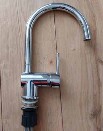 Keukenkraan - Chroom - praktisch nieuw  beschikbaar voor biedingen