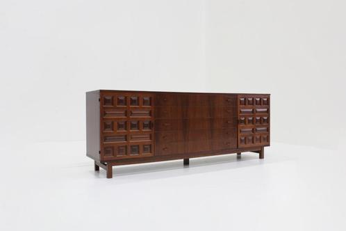 Spaans Brutalist sideboard, Huis en Inrichting, Kasten | Dressoirs, Zo goed als nieuw, 150 tot 200 cm, 25 tot 50 cm, Met deur(en)