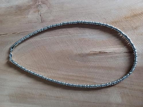Mooie stoere Fossil herenketting edelstaal, Sieraden, Tassen en Uiterlijk, Kettingen, Zo goed als nieuw, Overige materialen, Zilver
