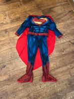 Superman verkleed pak / carnaval, spieren, maat 110 / 5 jaar, 110 t/m 116, Jongen of Meisje, Gebruikt, Ophalen of Verzenden