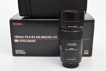 105mm F2.8 EX DG Macro OS NIKON VATTING beschikbaar voor biedingen