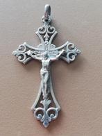 OUD ZILVER KRUISJE MASSIEF., Ophalen of Verzenden, Zo goed als nieuw, Kruis of Symbool, Zilver