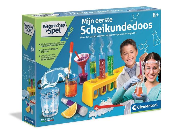 Clementoni: Mijn eerste scheikundedoos, Kinderen en Baby's, Speelgoed | Educatief en Creatief, Nieuw, Ophalen of Verzenden