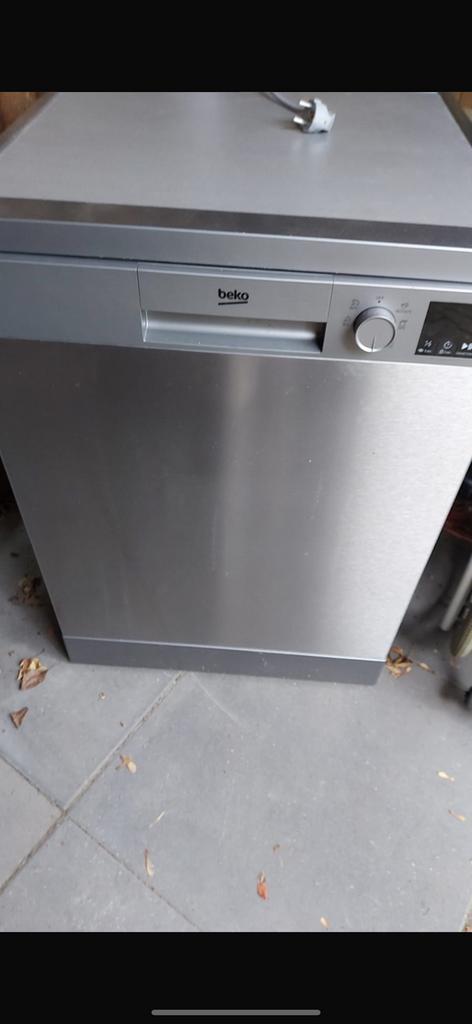 Beko RVS Vaatwasser – Zo Goed Als Nieuw, Witgoed en Apparatuur, Vaatwasmachines, Zo goed als nieuw, 85 tot 90 cm, Ophalen