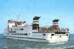978437 Veerboot Ameland Sier Gelopen met postzegel, Ophalen of Verzenden, Gelopen, Waddeneilanden